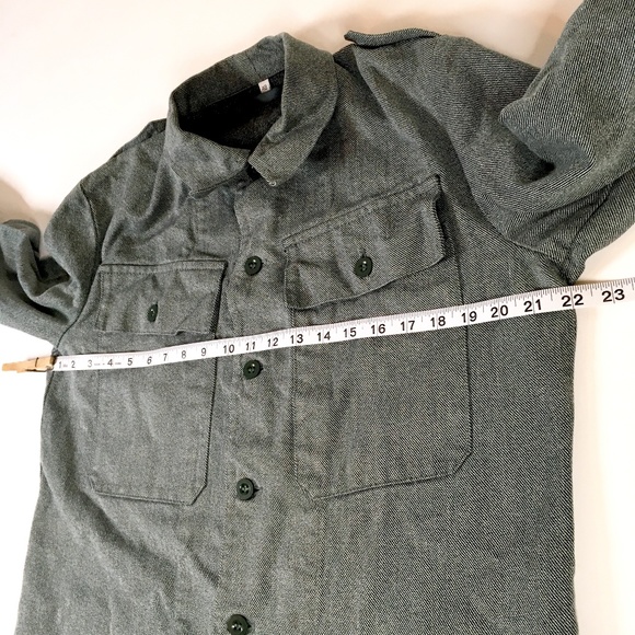 Vintage Denim Jean Button Down Shirt - Picture 4 of 8